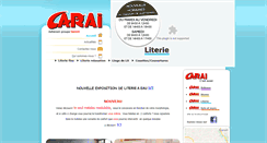 Desktop Screenshot of literie.carai.fr